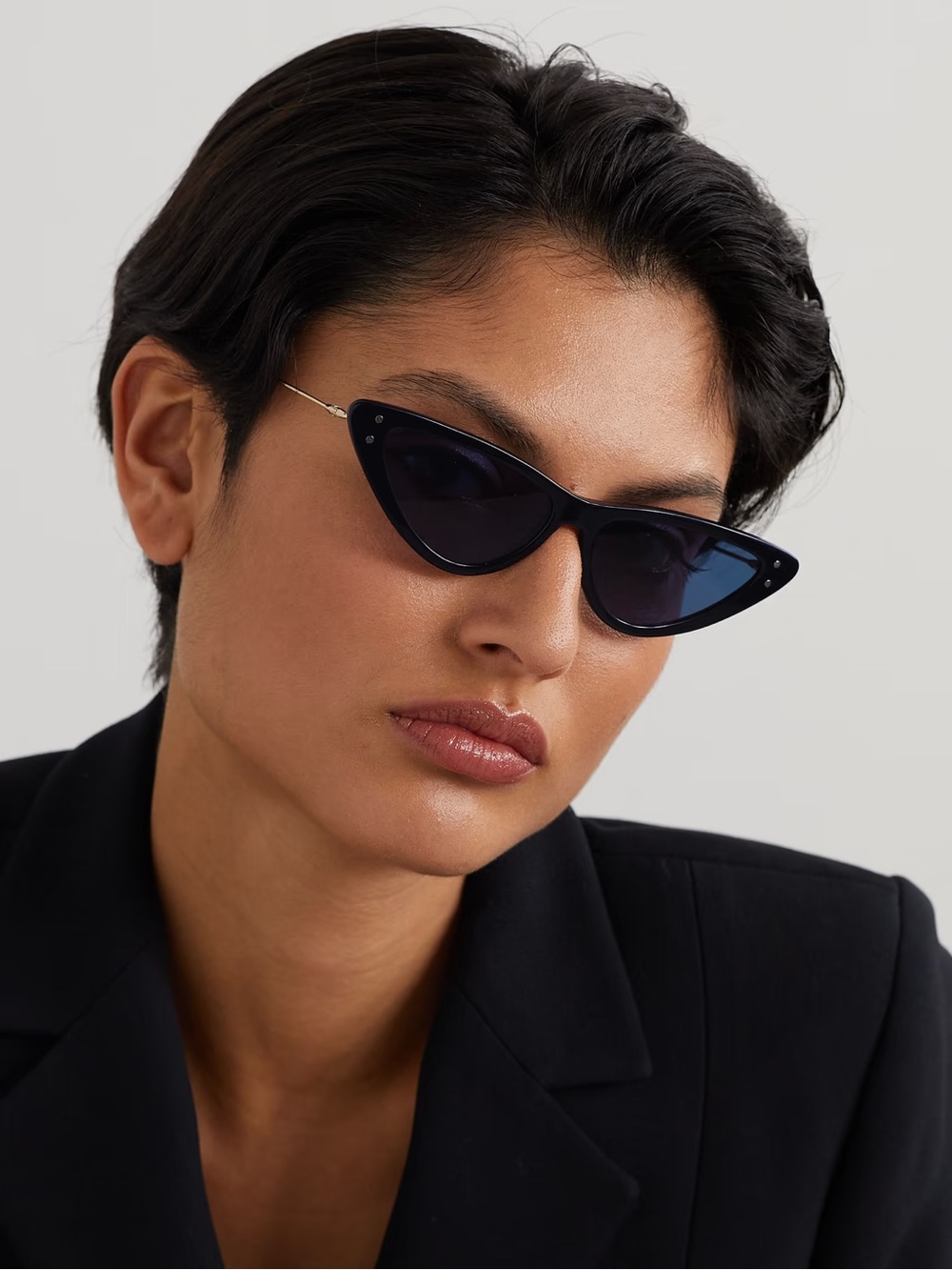 DIOR MissDior B4U Black/Blue Cat Eye Sunglasses